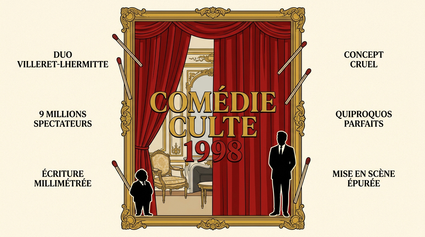 Affiche ou scène culte de la comédie Le Dîner de Cons de 1998