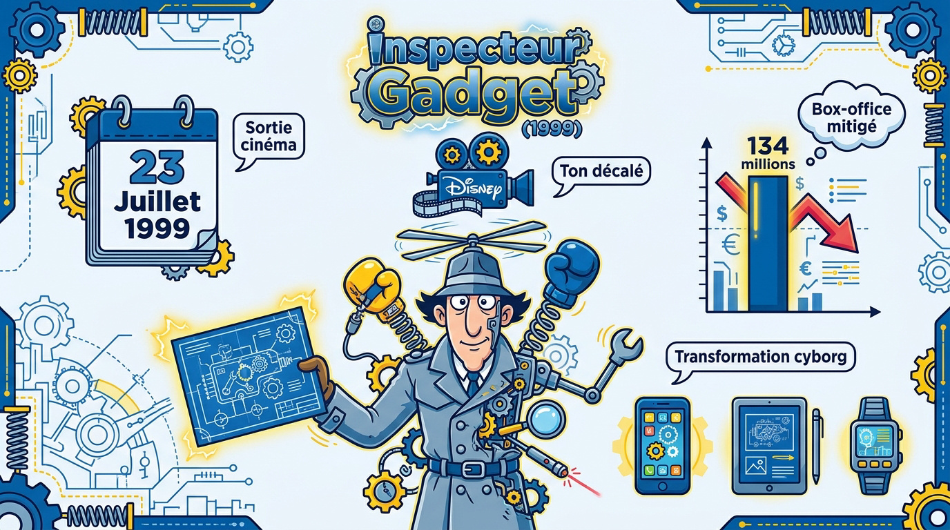 Analyse visuelle de l'Inspecteur Gadget version 1999