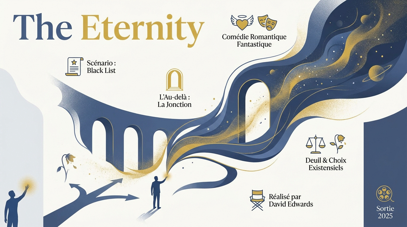 Illustration conceptuelle du film The Eternity représentant l'au-delà
