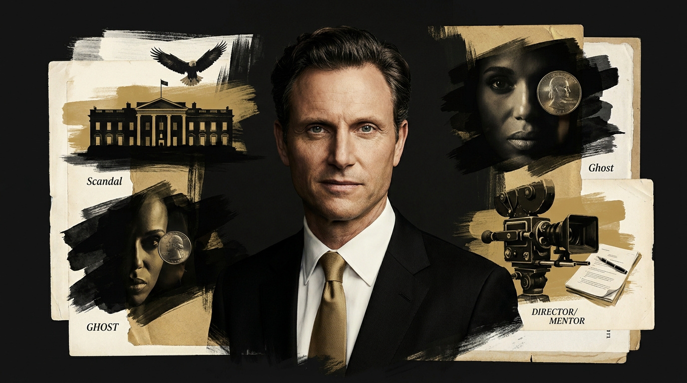 Portrait de l'acteur Tony Goldwyn illustrant son charisme et sa polyvalence au cinéma