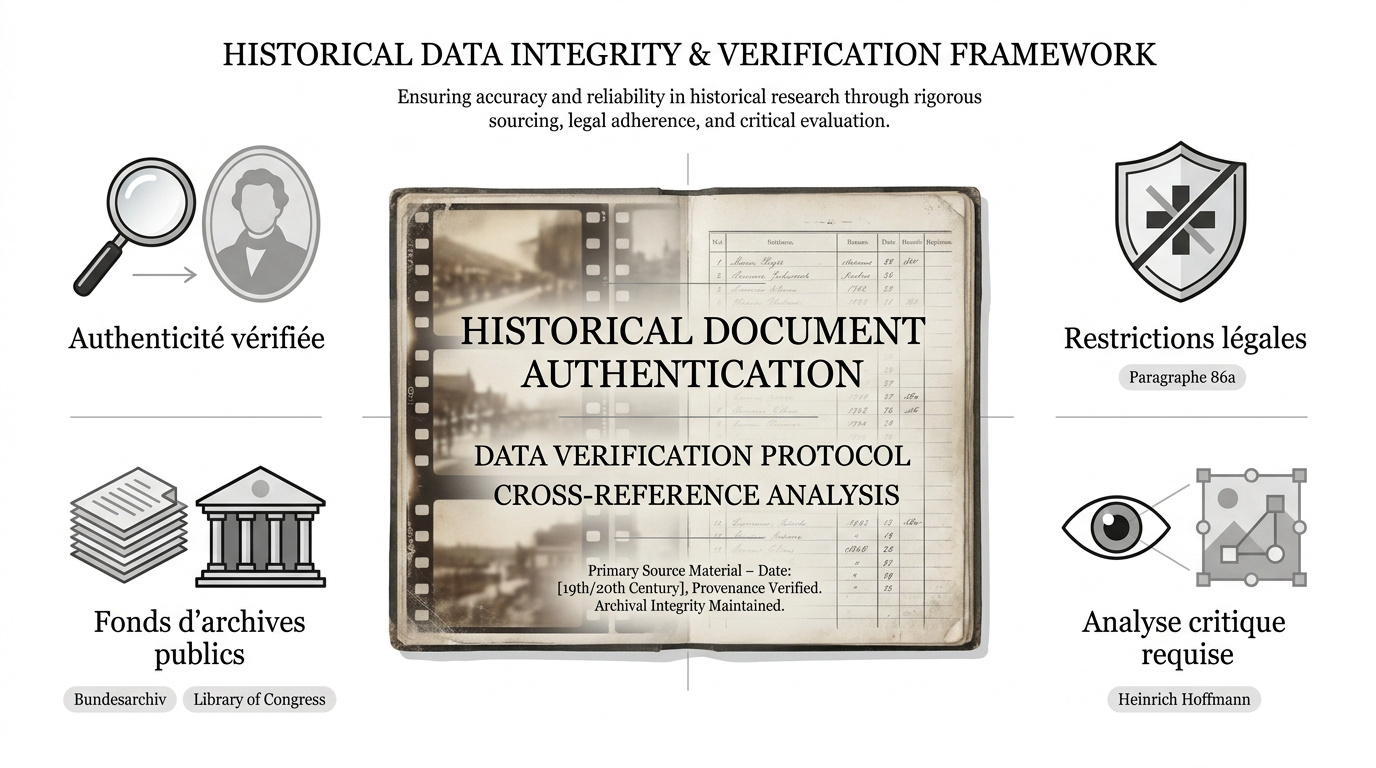 Vérification de l'intégrité des données photographiques historiques