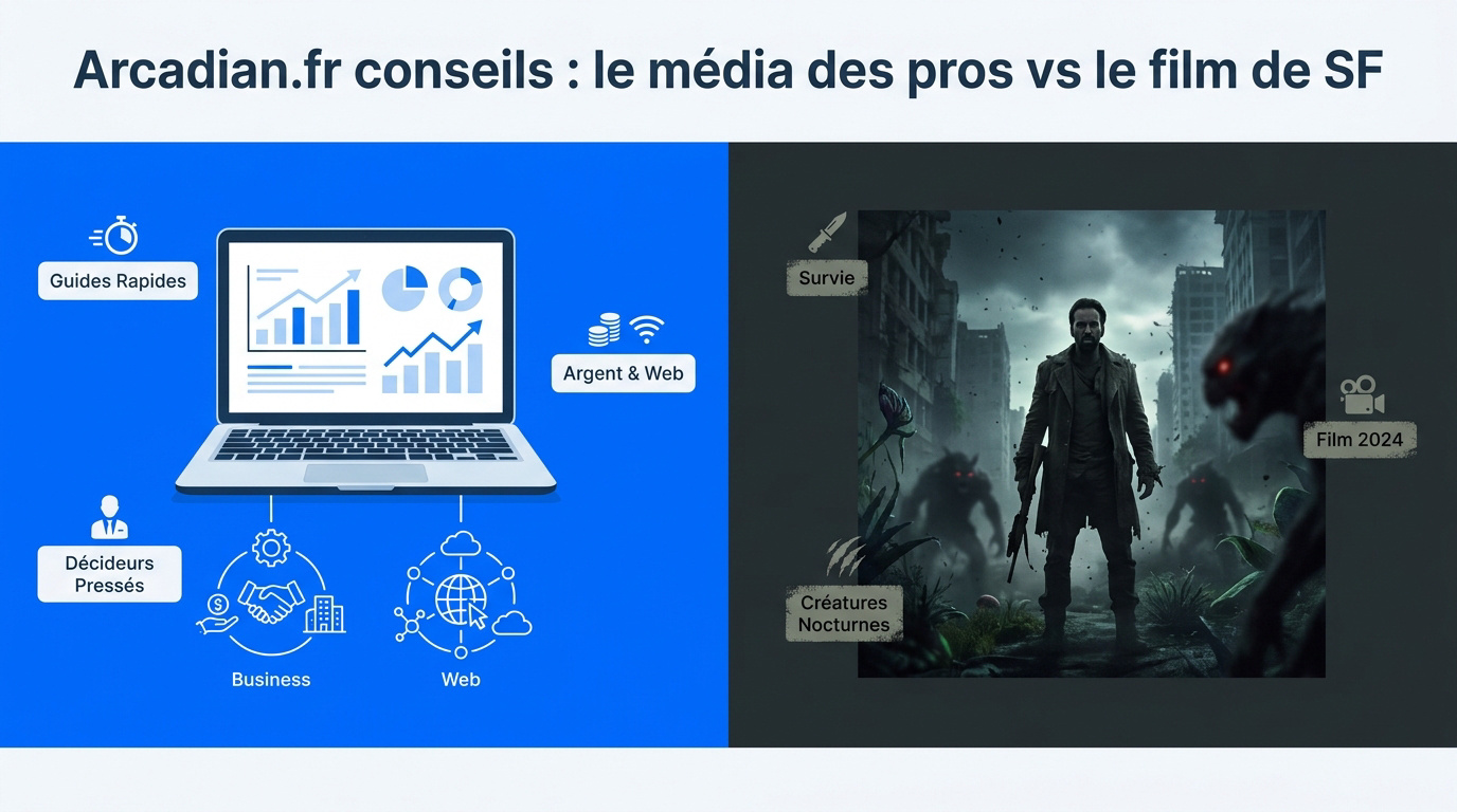 Comparaison média Arcadian.fr et film Arcadian
