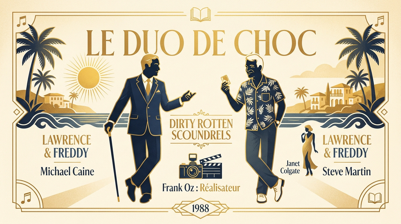 Affiche du film Le Plus Escroc des deux avec Michael Caine et Steve Martin