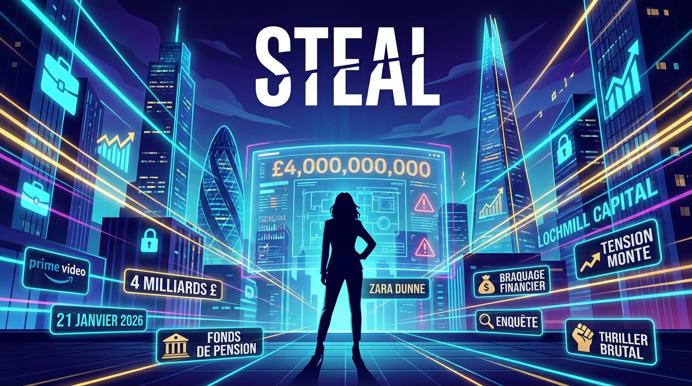 Série Steal braquage financier Londres Prime Video